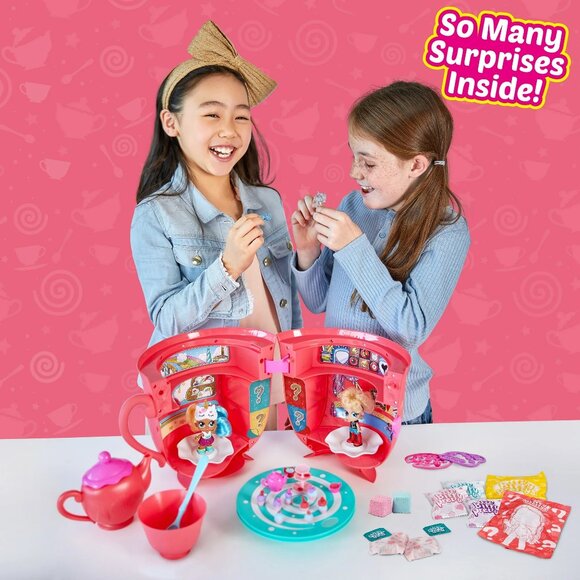 ITTY BITTY PRETTYS Tea Party ZURU Over 25 Surprises JUMBO Size BLUE Spoon New - Picture 6 of 6